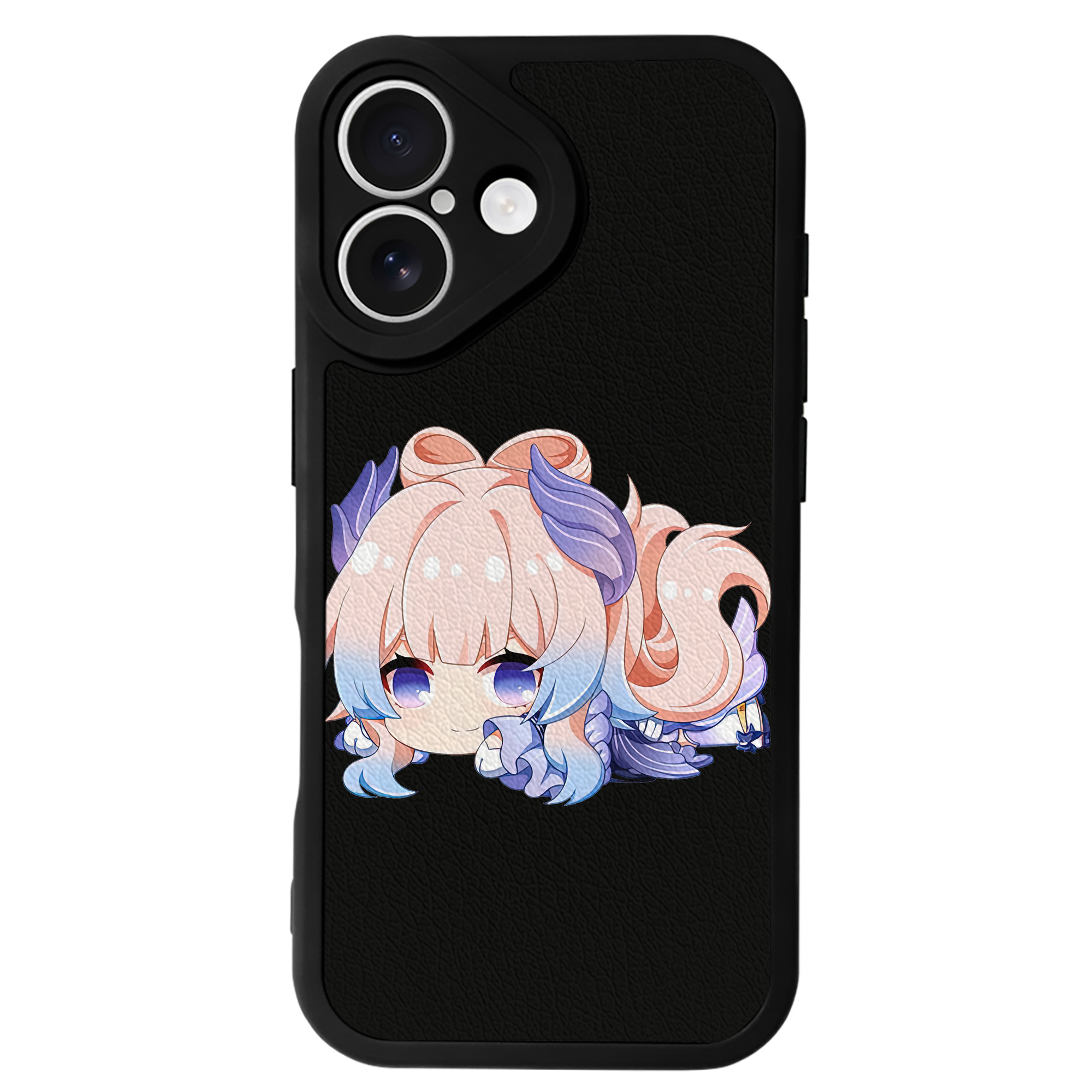 げんし神 珊瑚宮心海 サンゴノミヤ・ココミ genshin Sangonomiya Kokomi 【iPhone 16シリーズ対応】シリコンスマホケース（レザー調） 材質：シリコン